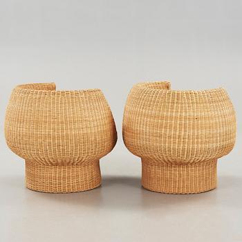 EERO AARNIO, a pair of armchairs for Asko 1970s.