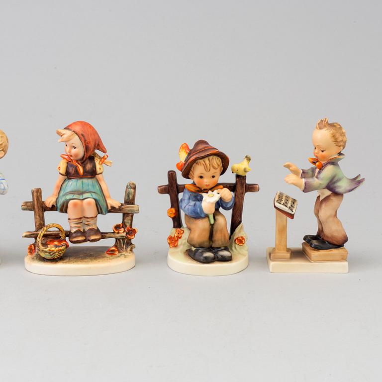 MARIA INNOCENTIA HUMMEL, 6 figuriner, Goebel, Tyskland 1930-70-tal.