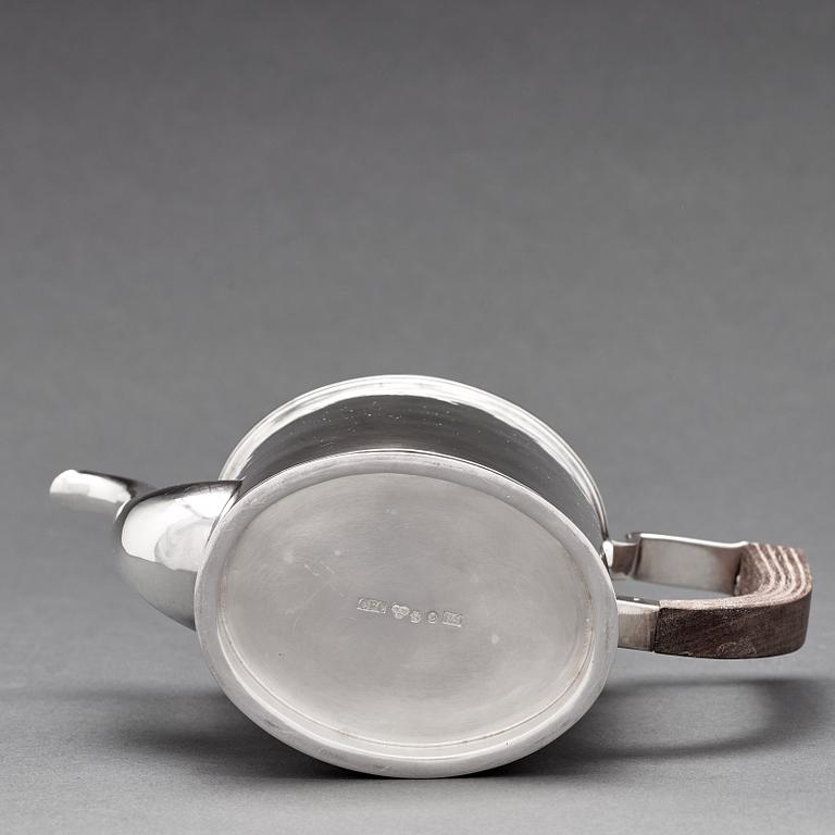 Carl Fredrik Carlman, a 3 pieces coffee service, Stockholm 1967.