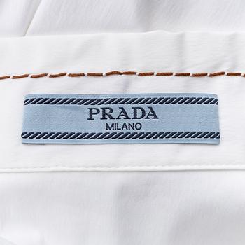 Prada, a white shirt, size 38.
