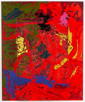 Johan Scott, oil on plexi, 4 parts, signed Johan Scott and dated -99 verso.