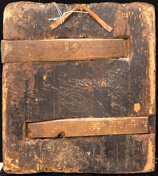 Ikon Ryssland 1700-tal eller äldre tempera på pannå.