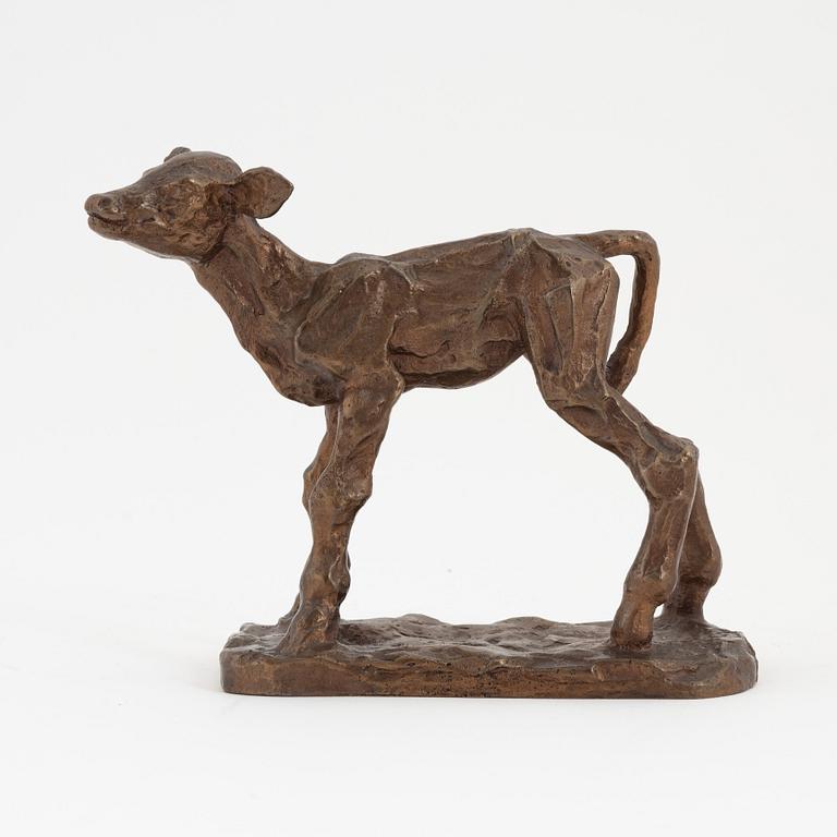 Greta von Braun-Gisenfeld, skulptur, brons, signerad, gjutarstämpel.