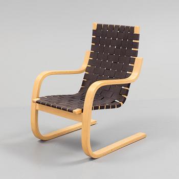 ALVAR AALTO, fåtölj, modell 406 för Artek, modellen formgiven 1939.
