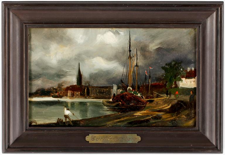 CARL SKÅNBERG, olja på duk.