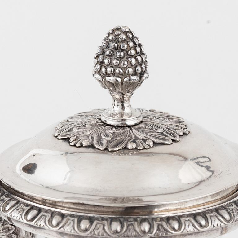 Johan Petter Grönvall, an Empire silver coffee pot, Stockholm, 1831.