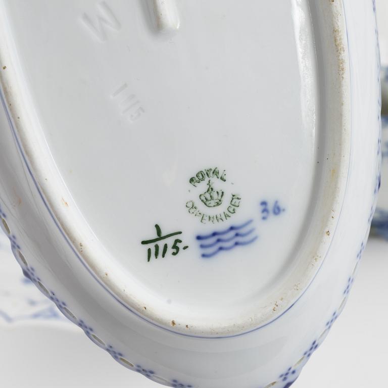 A 31-piece 'Musselmalet' porcelain service , Royal Copenhagen, Denmark.
