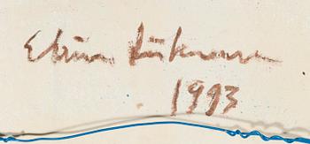 ELINA LIIKANEN, akryl på duk, a tergo signerad och daterad 1993.