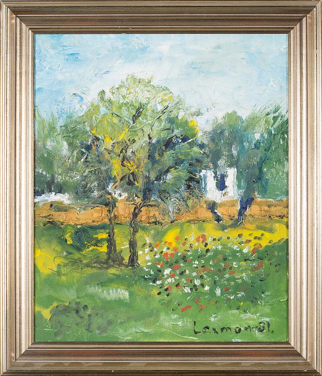 ÅKE LEXMON, olja på duk, signerad och daterad -81.