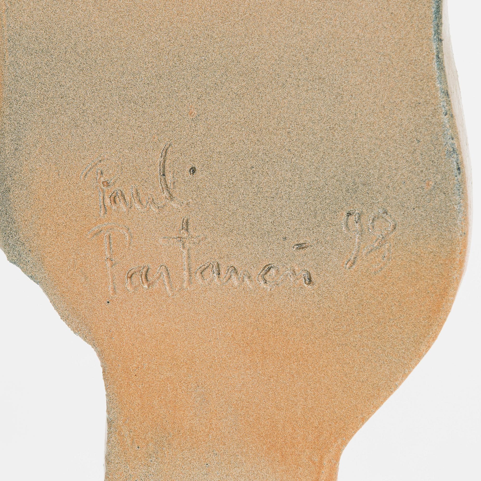 Pauli Partanen, skulptur, signerad Pauli Partanen -98.