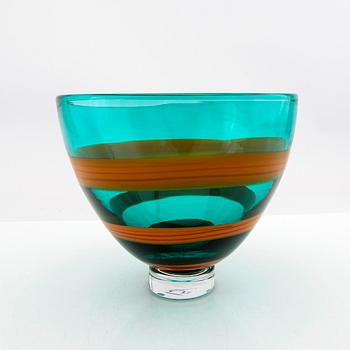 Berit Johansson, bowl signed, Salviati.