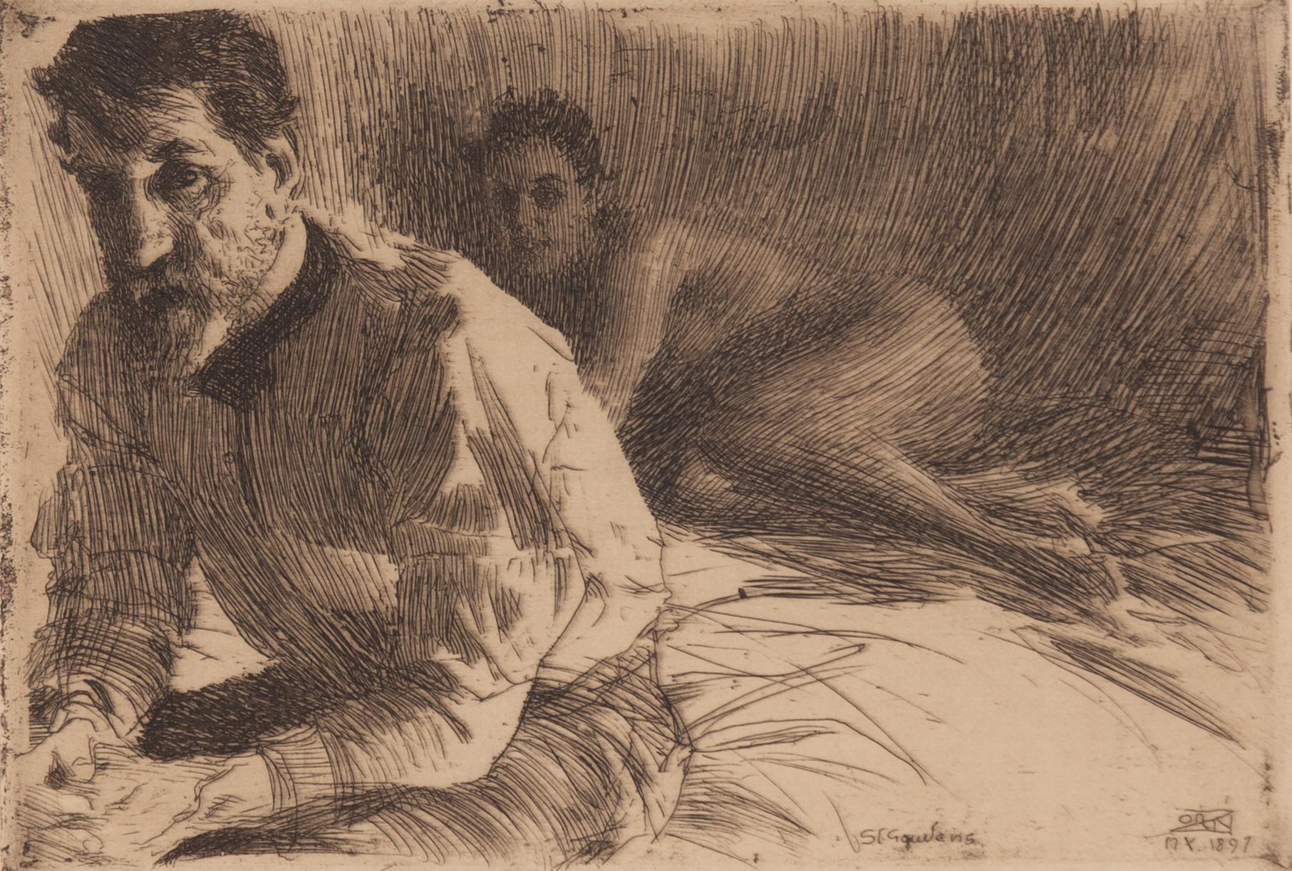 Anders Zorn, "August Saint Gaudens II".