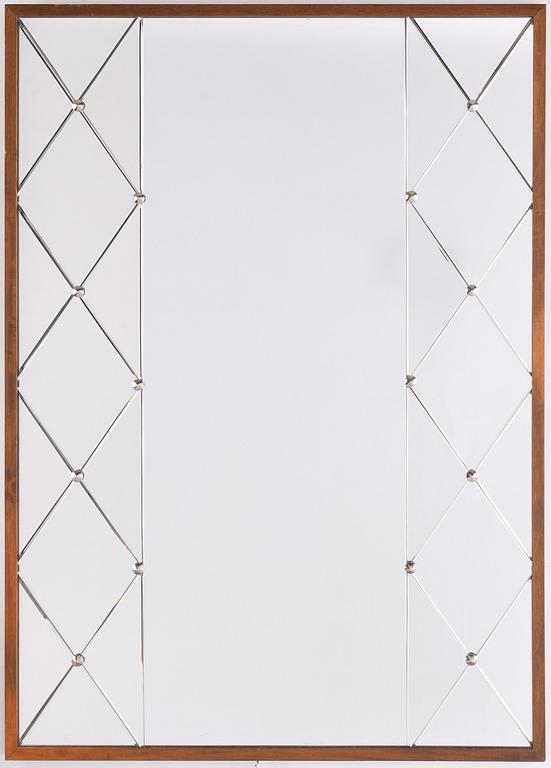 A mid 20th century mirror, AB Glas & Trä, Hovmantorp.