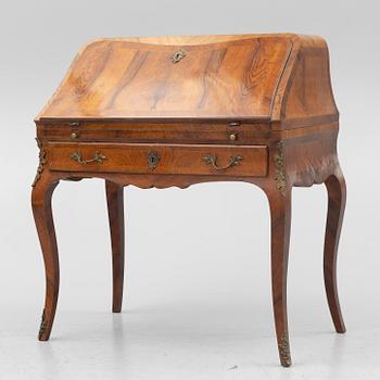 A Swedish rococo secretaire, Stockholm, later part 18th century.