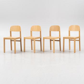 Cecilie Manz, A set of four oak 'Workshop chairs' from Muuto.