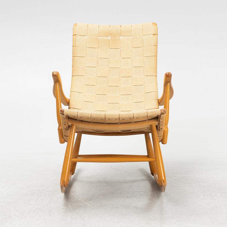 A Swedish Modern rocking chair, 1940's.