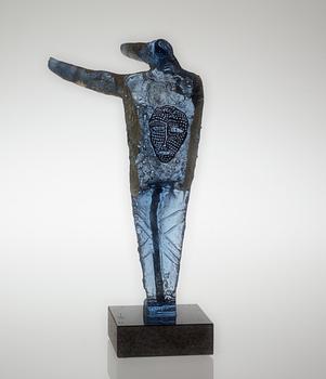 BERTIL VALLIEN, skulptur, "Idol", Kosta Boda 2003.