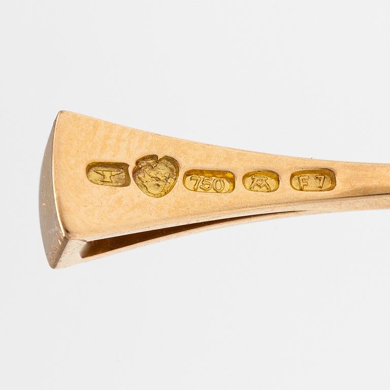 Elis Kauppi, Hänge, 18K guld, ametist. Kupittaan kulta, Åbo 1959.