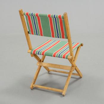 FÄLLSTOLAR, 7 st, 1950-/60-tal.