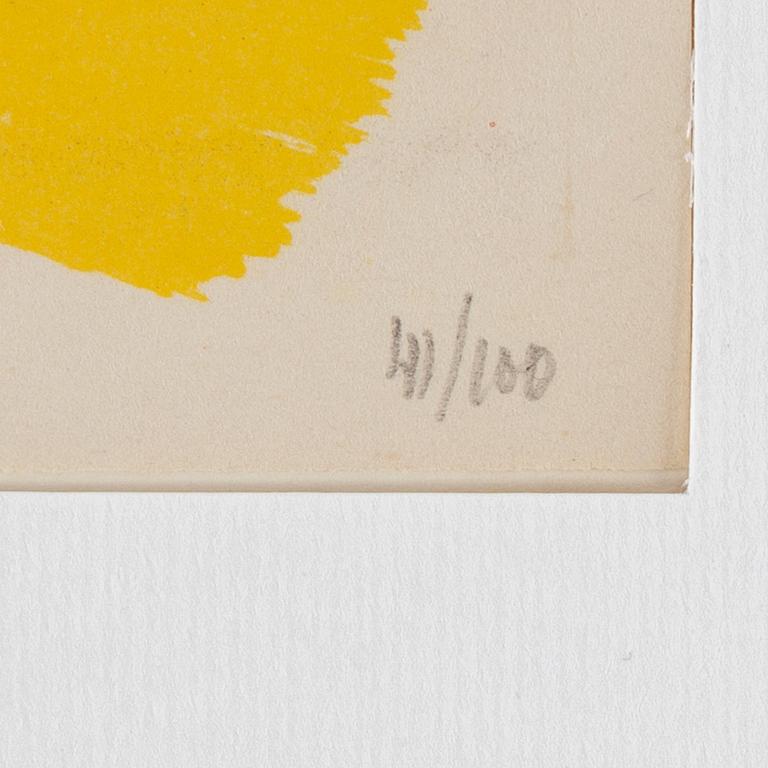 HANS HARTUNG, lithograph, signed in pencil and numbered 41/100.
