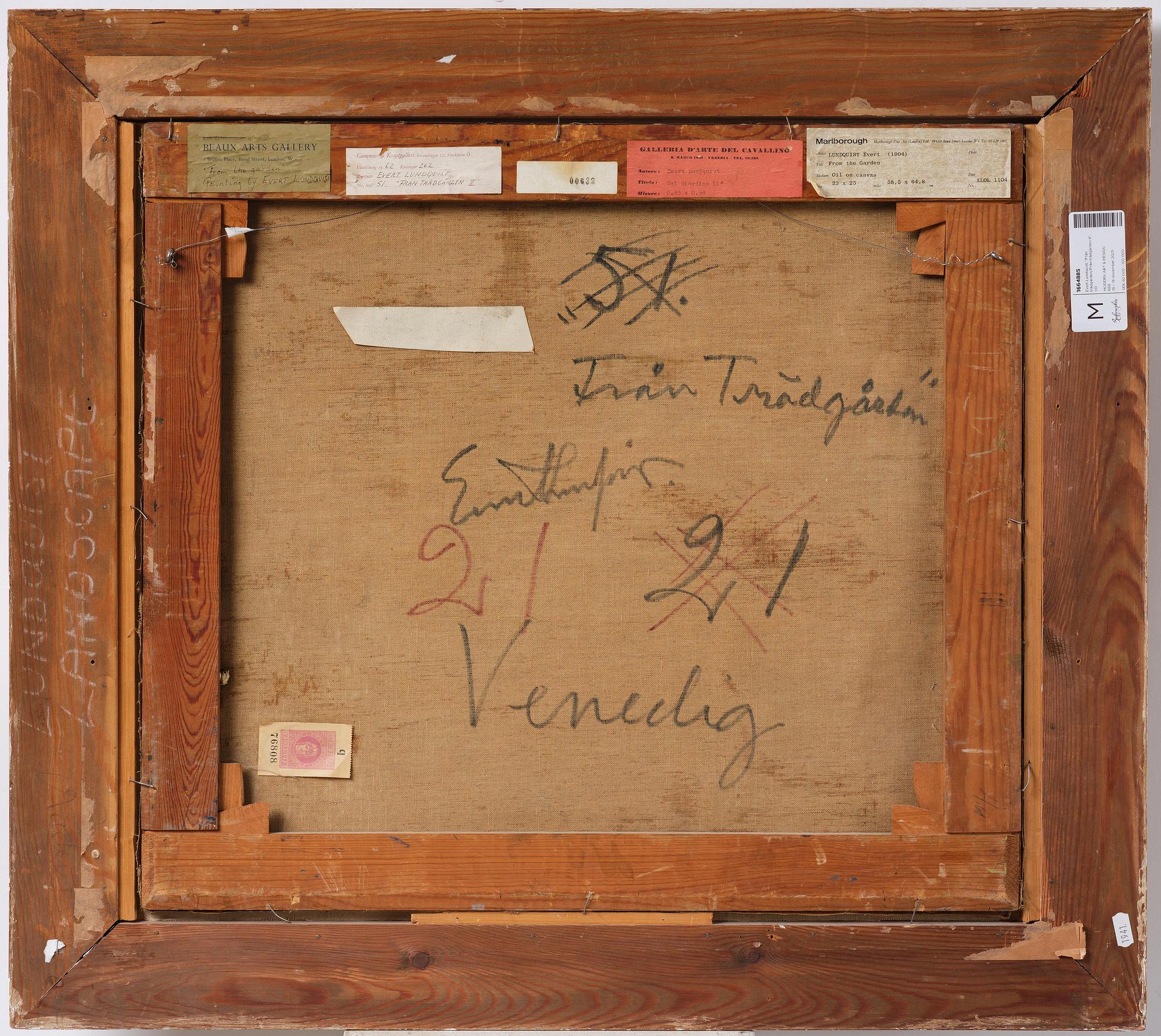 Evert Lundquist, "Från trädgården/Från trädgården II".