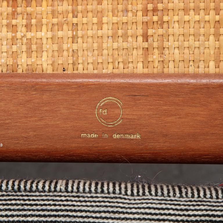 Peter Hvidt & Orla Mølgaard Nielsen, a sofa for France & Daverkosen, Denmark, mid 20th Century.