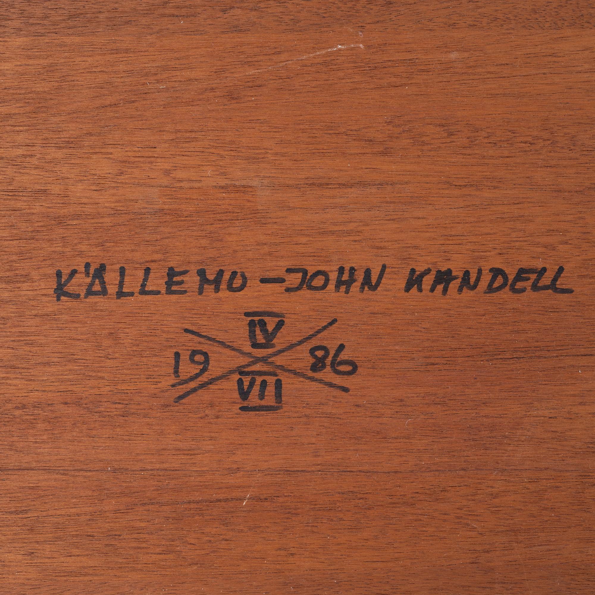 John Kandell, a "Solitär" limited edition desk, Källemo, Sweden, 1986.