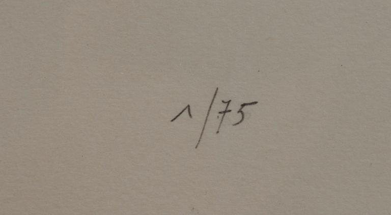 PAPART, MAX, färglitografi, sign o numr- 1/75.