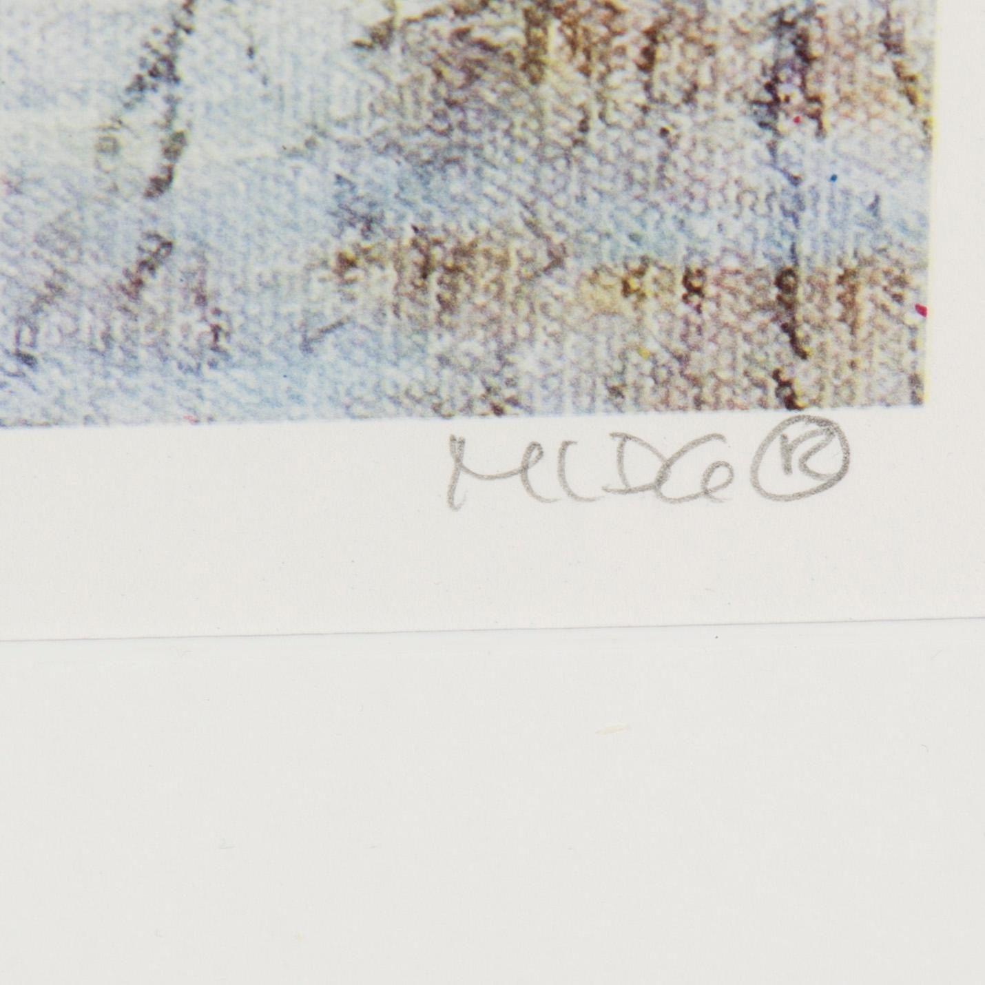 MARIANNE LINDBERG DE GEER, "Jag tänker på mig själv", signerad och numrerad litografi, 153/200.
