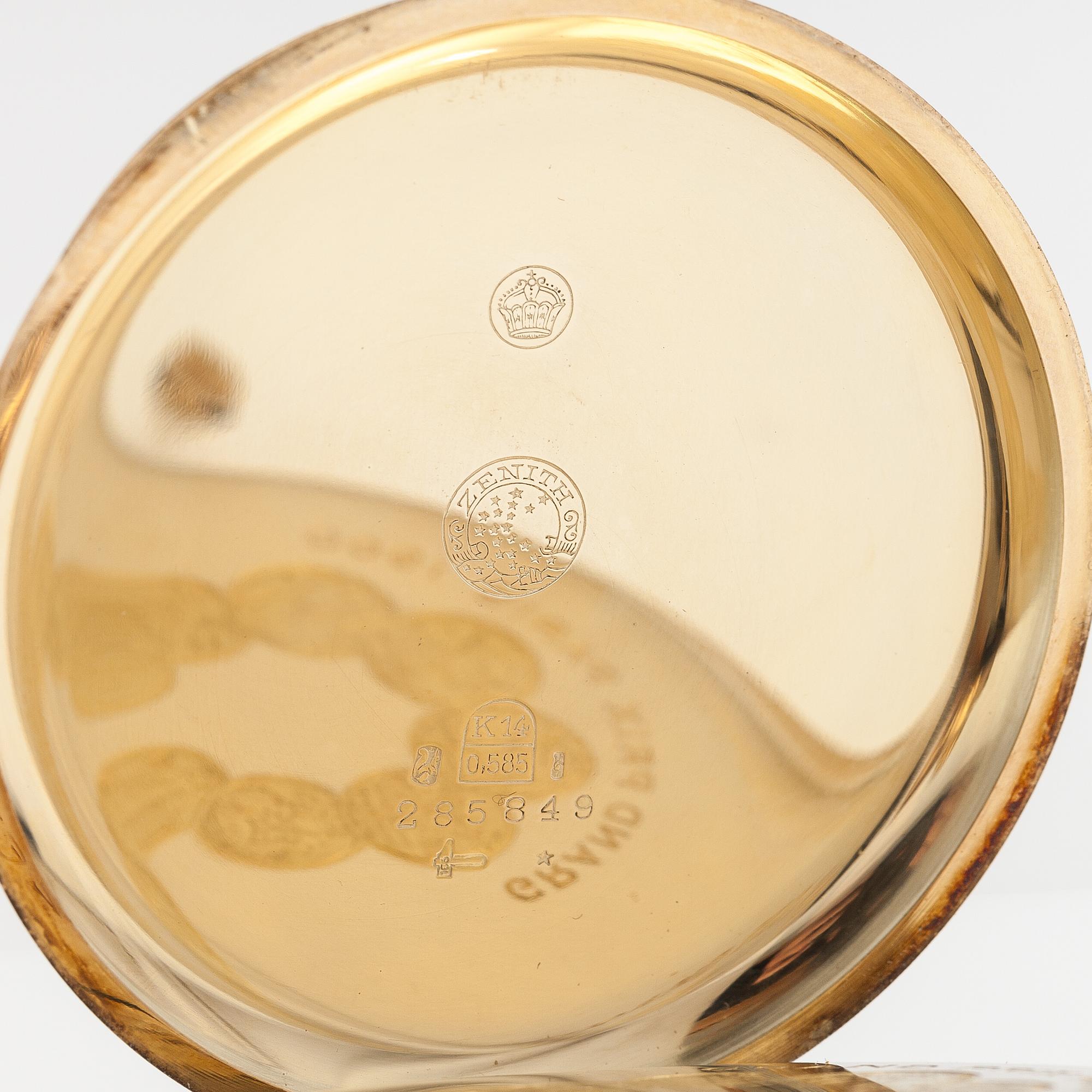 ZENITH, pocket watch, 55 mm.