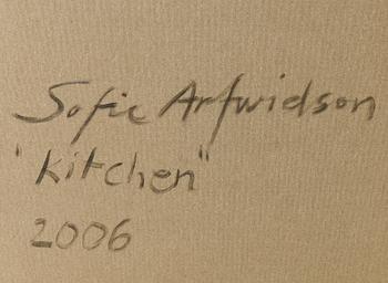 SOFIE ARFWIDSON, "Kitchen". Signerad Sofia Arfwidson och daterad 2006 a tergo.