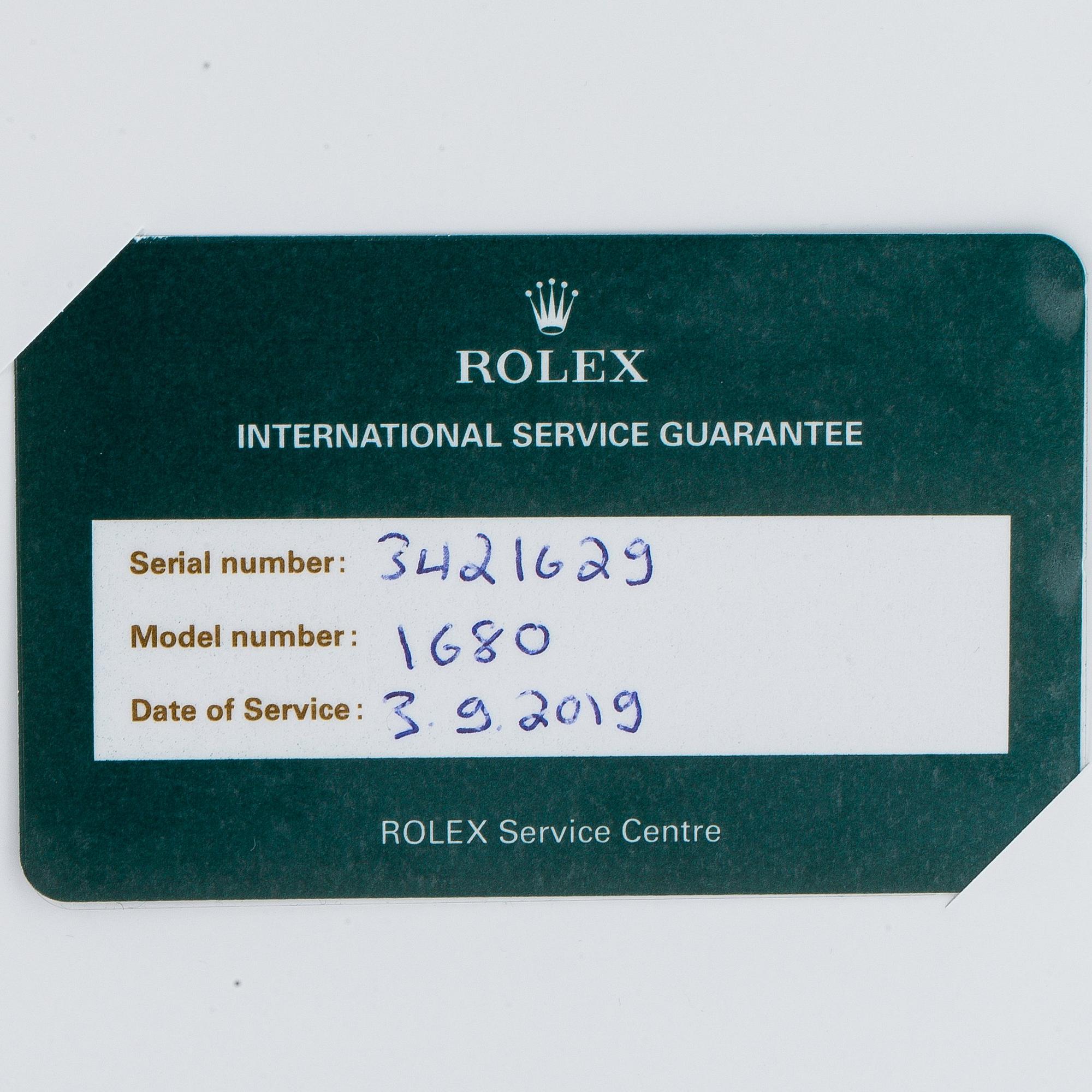 ROLEX, Submariner, "Red Mark IV".