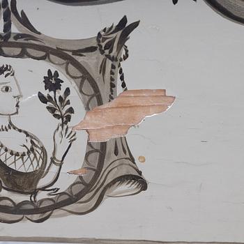 Four chairs. Early 19th century.