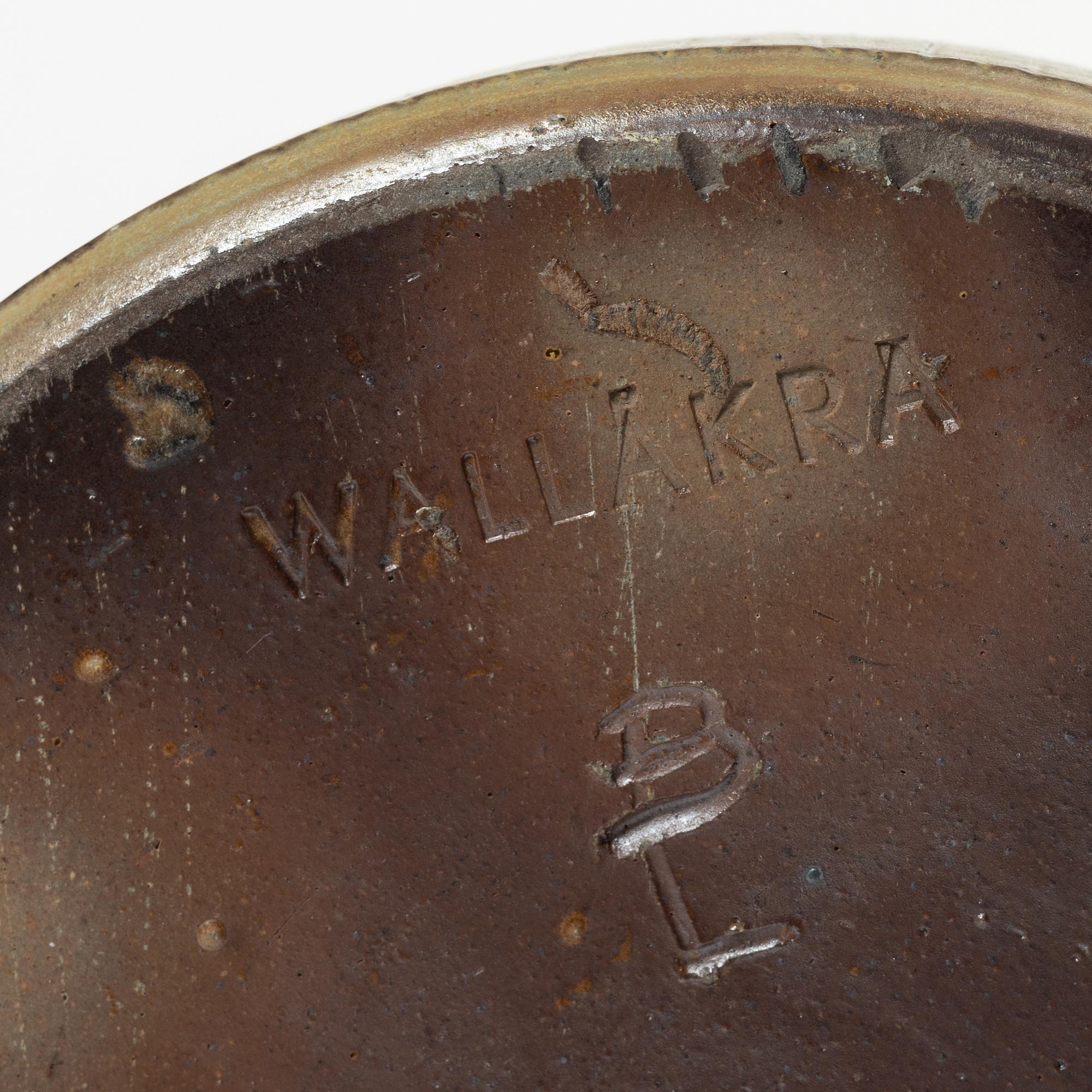 Five stoneware vases, Wallåkra, Sweden, mid-20th century.