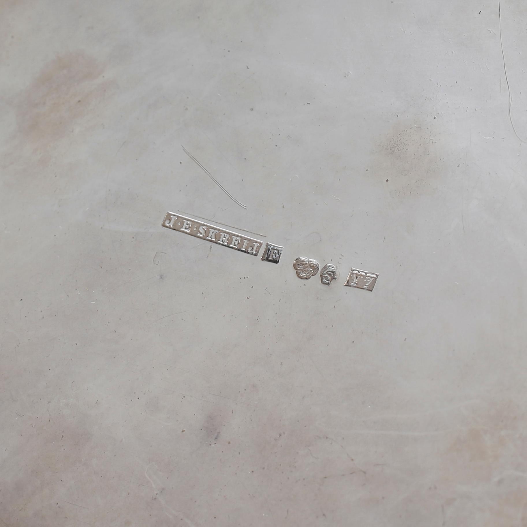 SKÅL, silver, J.E. Skreij, Falun 1925. Vikt ca 193 gram.