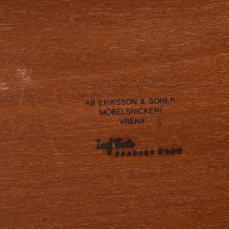 A Josef Frank burled wood and cherry side table, Svenskt Tenn, model 1058.