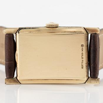 Longines/Wittnauer, wristwatch, 22.5 x 28.5 (37.5) mm.