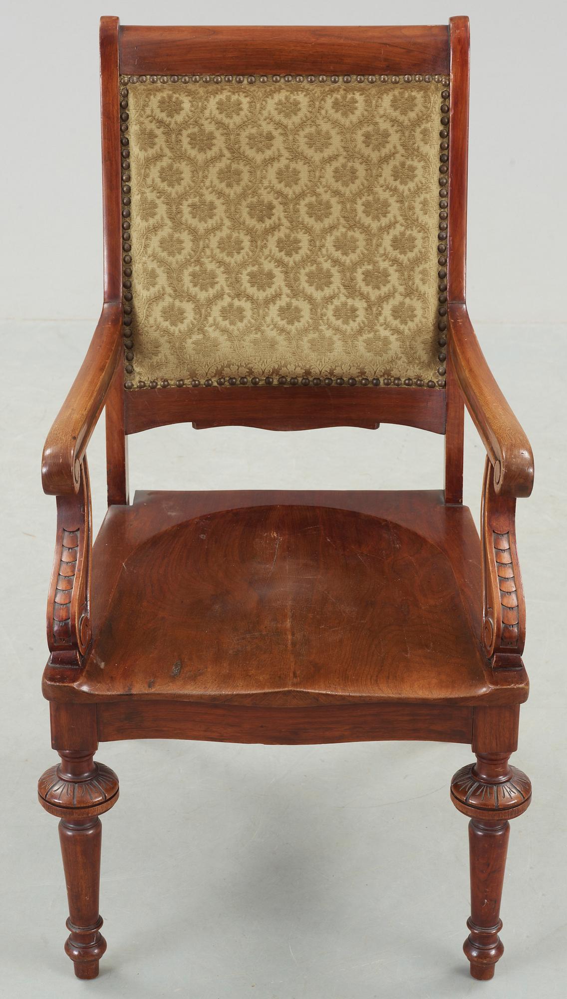 KARMSTOL, nyrenässans, 1800-talets slut.