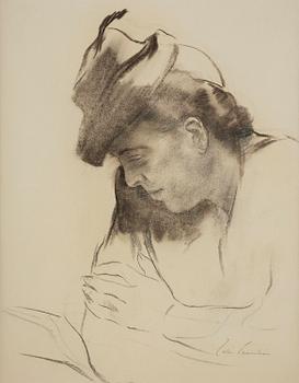 431. Lotte Laserstein, Translation: "Lady in profile".