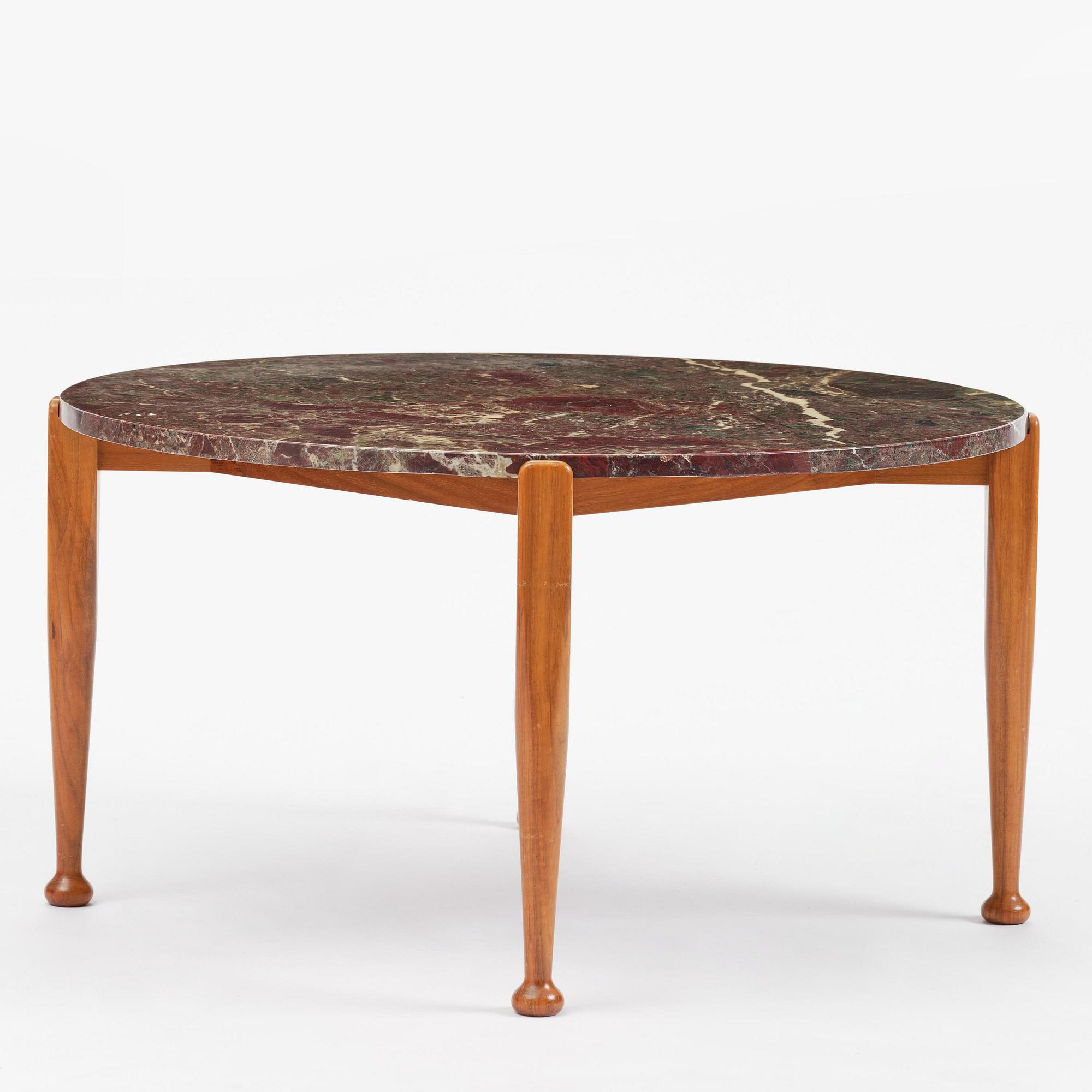 Josef Frank, soffbord, modell B 965, Firma Svenskt Tenn, 1900-talets mitt.