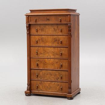 A chest of drawers, late 19th Century.