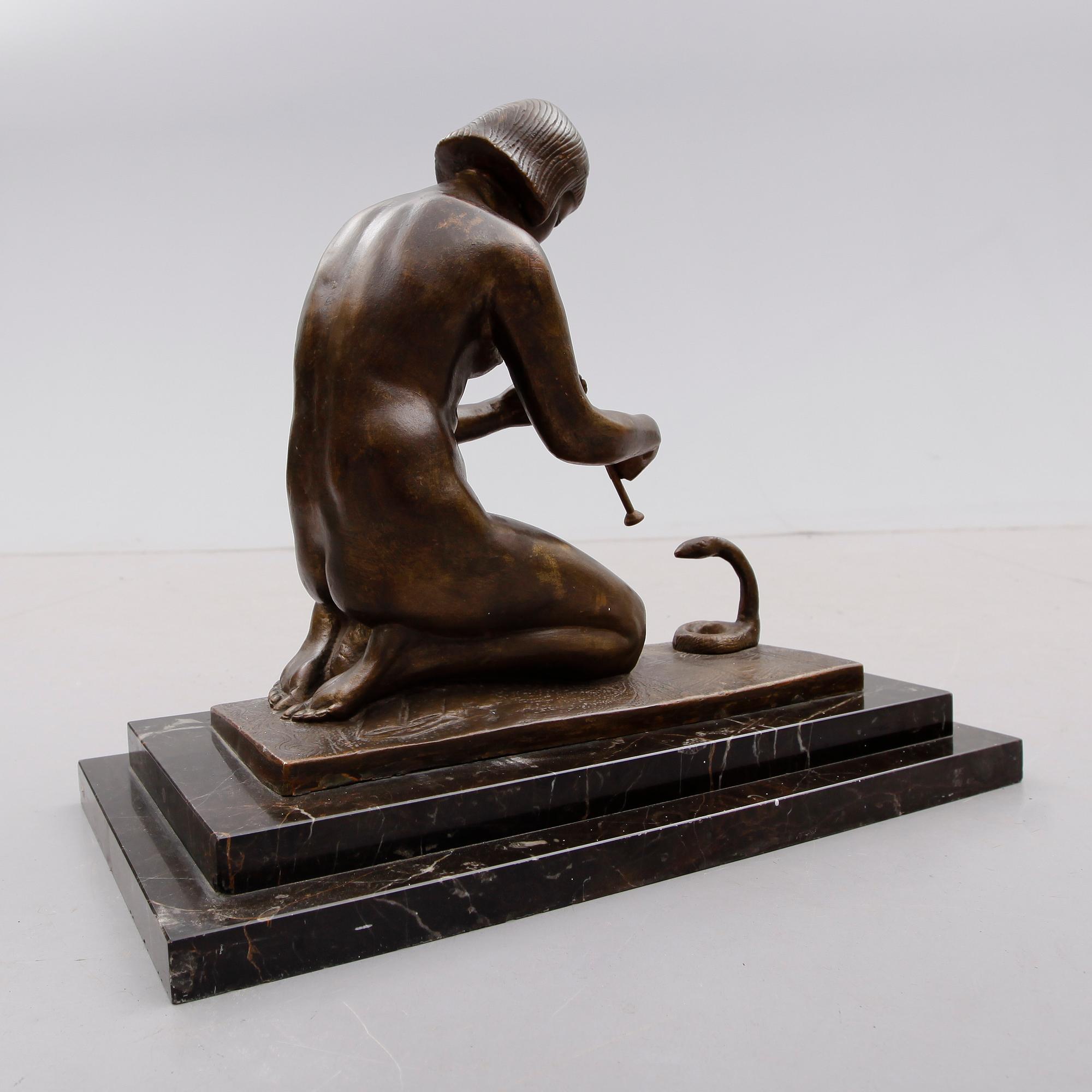 SKULPTUR, brons, 1900-talets första hälft.