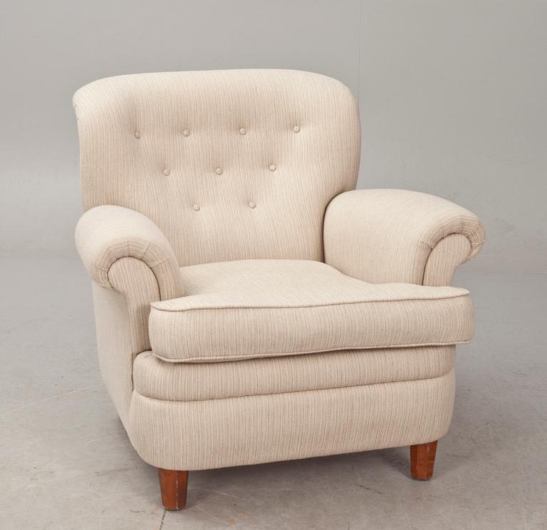 FÅTÖLJ, Josef Frank för Firma Svenskt Tenn, modell 568.