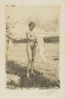 Anders Zorn, "Dalälven".