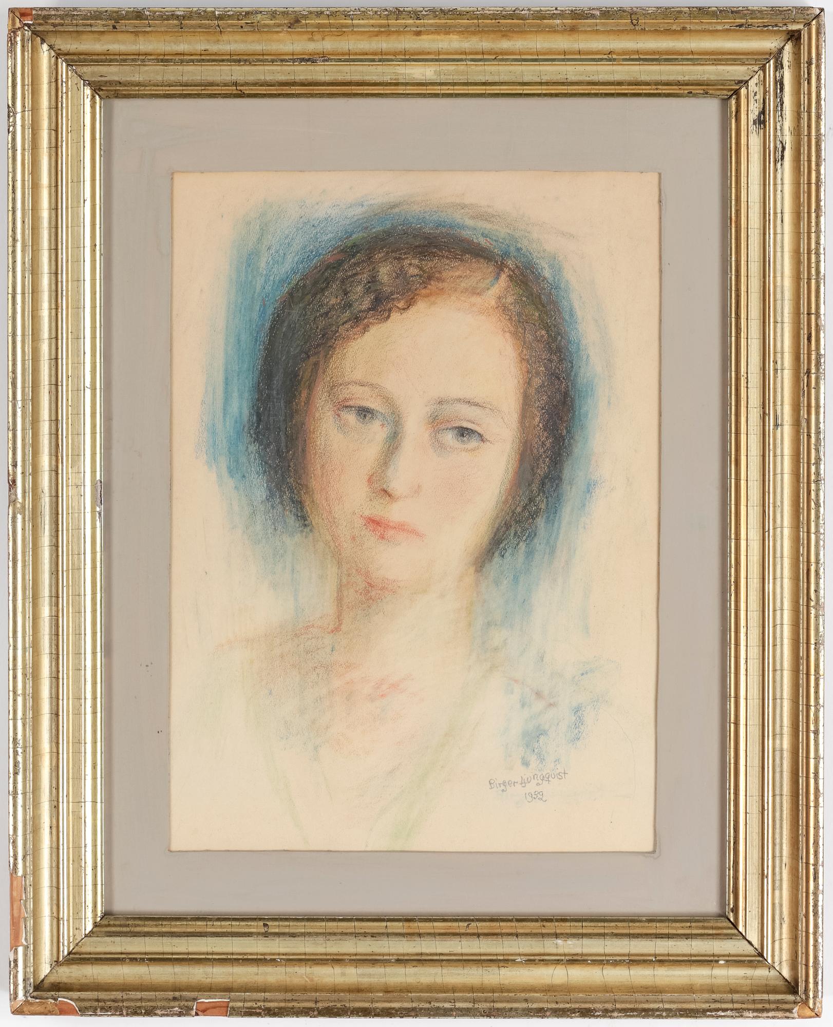 BIRGER LJUNGQUIST, pastell, signerad och daterad 1932.