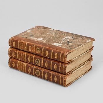 BÖCKER, 3 st, "Natural historia 1-3", Buffon, 1806.