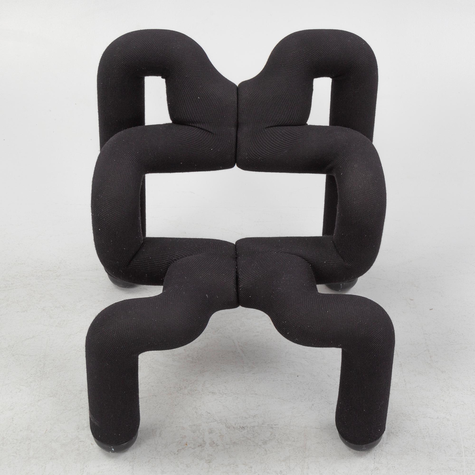 Terje Ekstrøm, fåtölj, "Ekstrem", Stokke Fabrikker, Norge, 1900-talets slut.