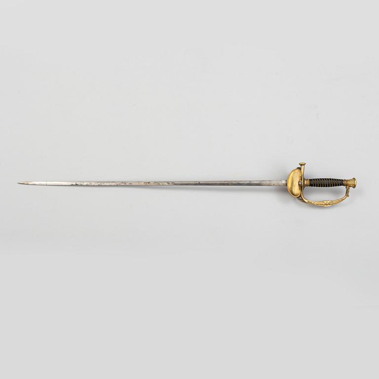 A 19th century French smallsword.