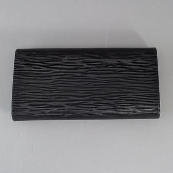 LOUIS VUITTON, pärm samt plånbok "Epi Sarah wallet".