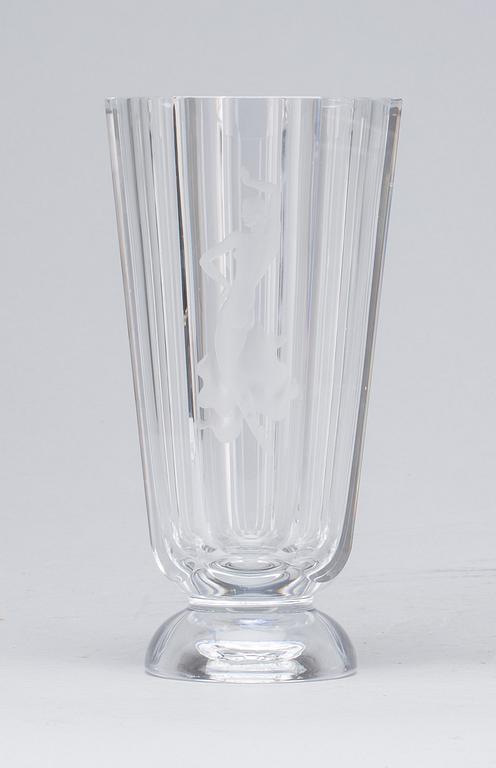 VAS, glas. Orrefors, Vicke Lindstrand trol. 1938.